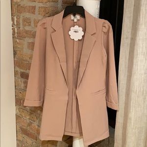 NWT Long Beige Blazer
